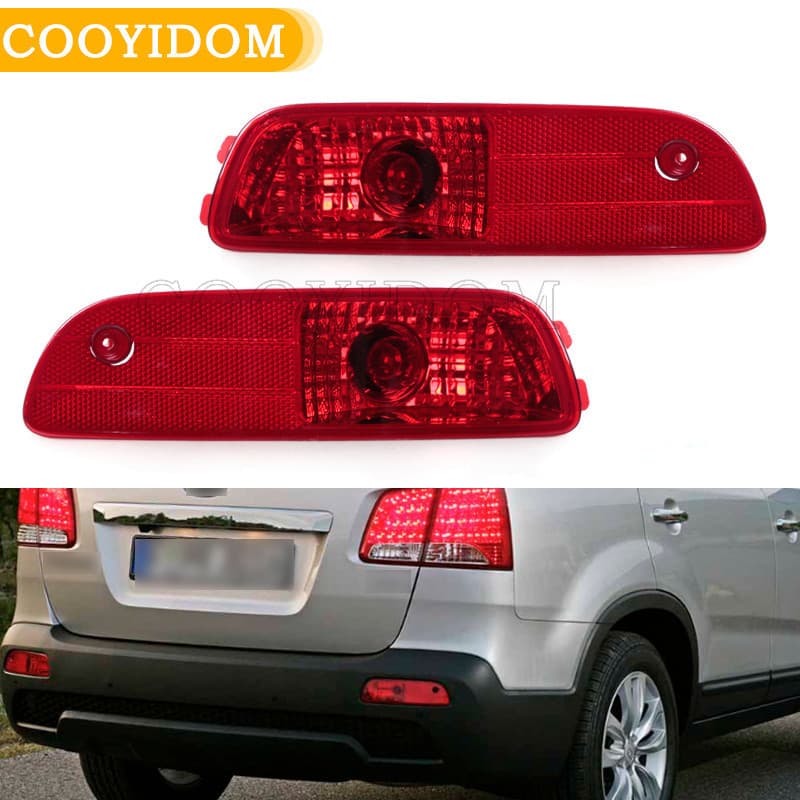 Luz De Freio Traseiro Do Carro Para KIA Sorento 2009-2012 2.2 2.4 Traseira Nevoeiro Lâmpada Sinal Refletor 924062estilo