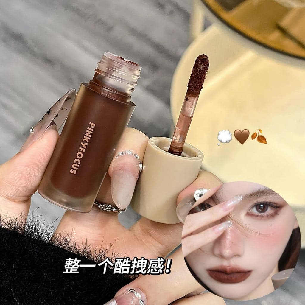 [Estoque pronto] Matte Twilight Matte Lip Glaze Fosco Veludo Outono Inverno Atmosfera Conjunto de Maquiagem Batom WJG