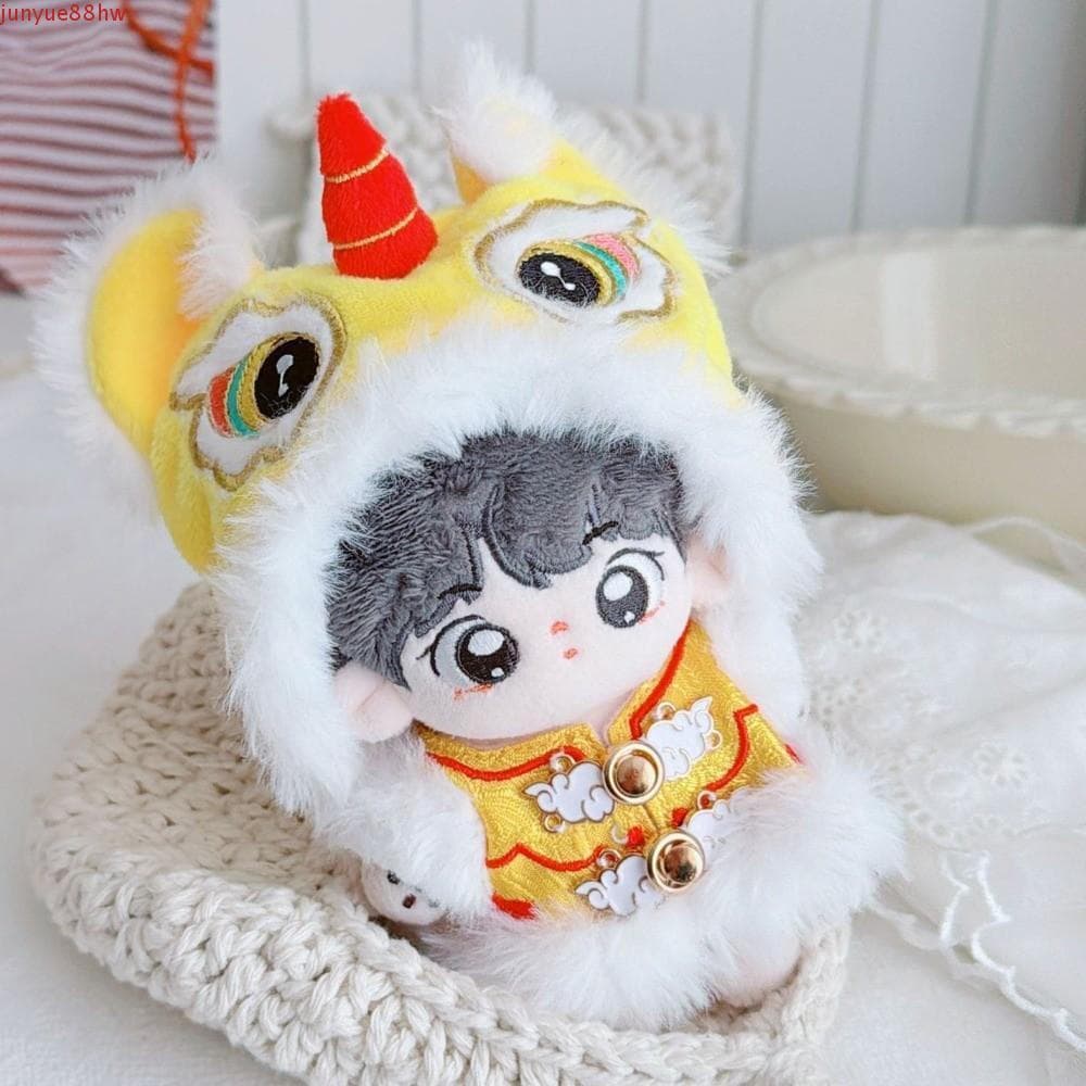 JUNYUE 1 Conjunto De Roupas De Boneca , Ano Novo Estilo Chinês 10cm De Algodão , Mini Vestir