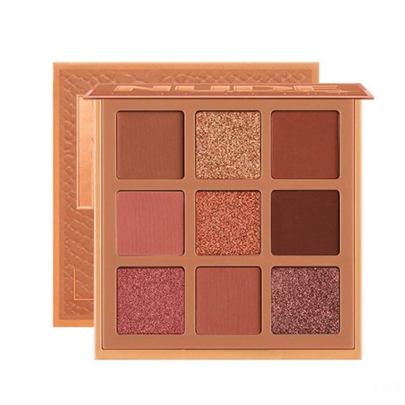 Paleta de sombras de 9 cores, maquiagem profissional de longa duração, paleta de sombras definitiva, conjunto de maquiag