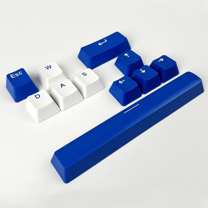 Jogo de correspondência de alta cor OEM de volta ao carro WASD Direction LOL Space Teclado mecânico Keycap PBT resistent