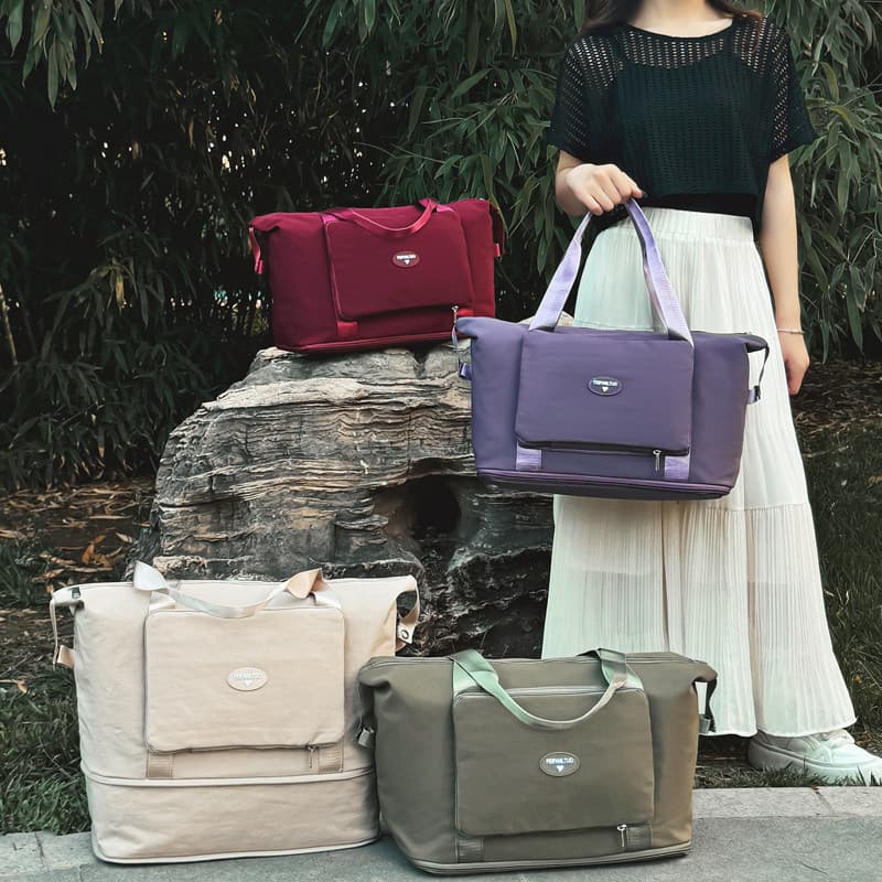 Bolsa de viagem portátil de grande capacidade, bolsa de embarque para viagem de negócios, bolsa leve para estudantes, bo