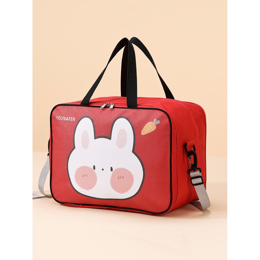 Bolsa de armazenamento para maternidade, bolsa de viagem de curta distância de grande capacidade, leve, portátil, fofa,