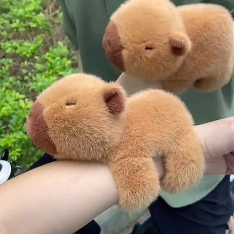 Capivara Pikabala Pulso Circle Capivara Pikabala Sanrio pelúcia pingente de aniversário Presente de aniversário Pegando