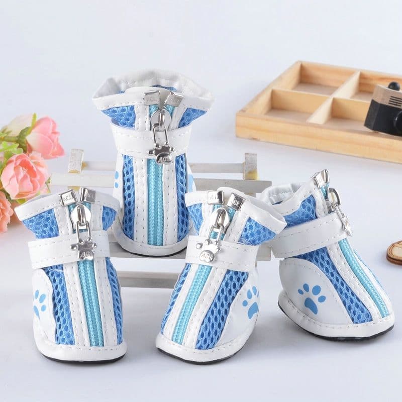 Sapatos para cães sapatos de rede sapatos para cães pequenos antiderrapantes para animais de estimação s