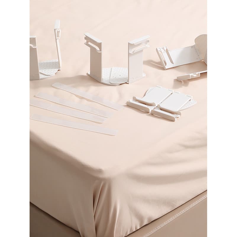 Suporte giratório para lençol, dobrável, seguro, sem agulha, fivela invisível, lençol, antiderrapante, ferramenta útil