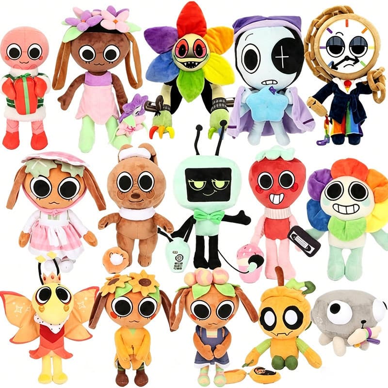 Alta Qualidade Dandy's World Plush Dyle Bassie Astro Brinquedo De Pelúcia Confortável Pebble Vee Sprout Boneca Para Cole
