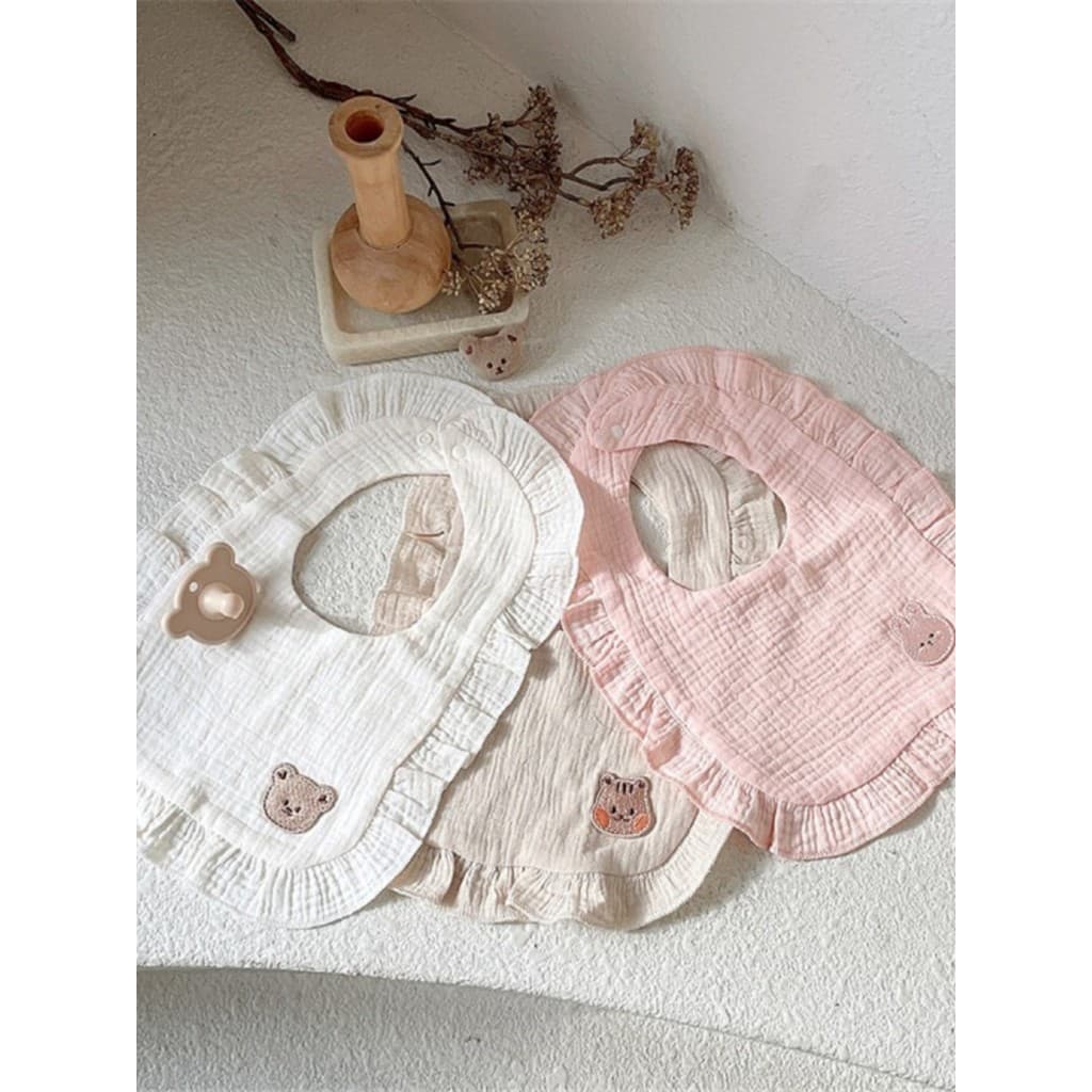 Ins versão coreana babador de bebê estilo All-Match babador masculino feminino bebê Saliva toalha puro algodão babador c
