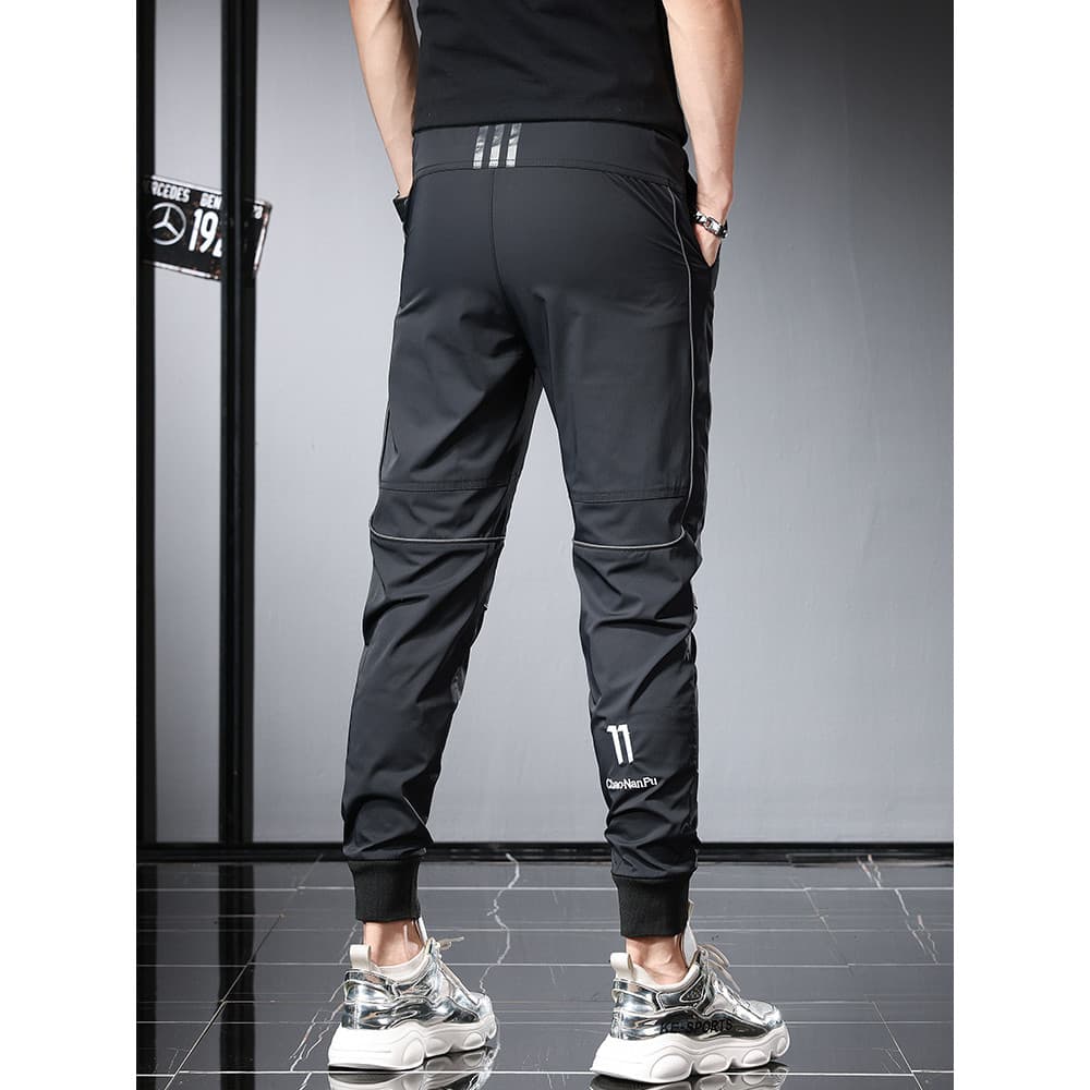 2026 novo estilo verão calças finas dos homens calças casuais primavera outono esportes Sweatpants calças masculinas de