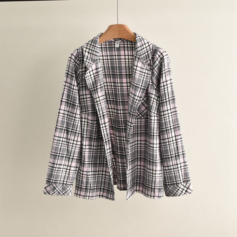 Estilo Retro sem botões Cardigan xale camisa feminina primavera fino protetor solar roupas comércio exterior feminino Ca