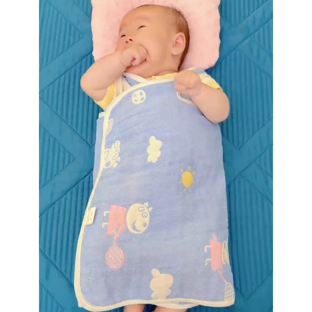 Saco de dormir bebê Kick-prova colcha verão estilo fino bebê algodão gaze proteção da barriga ferramenta útil ar condici