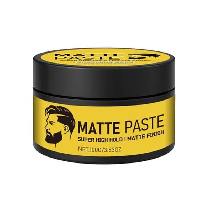 Pasta De Cabelo Fosca Para Homens , Argila Modeladora Masculina , Escultura Com Acabamento Fosco De Fixação Forte & amp
