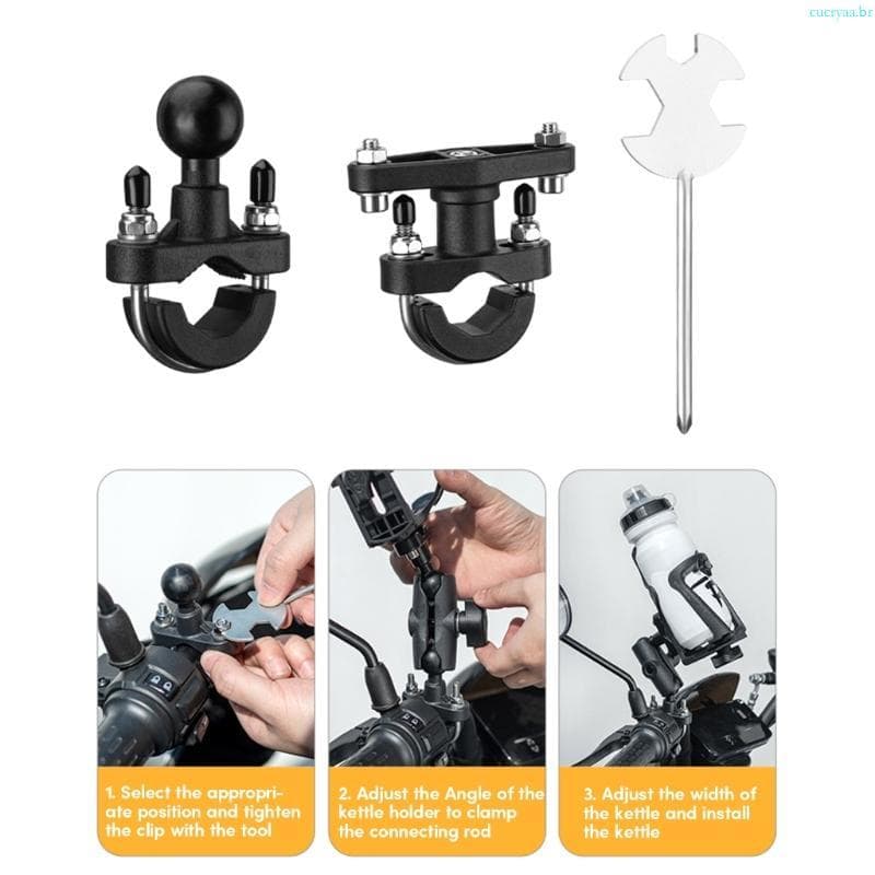 Cucriaa Gaiolas Para Garrafa Ajustável Moto Motocicletas Suporte Suportes