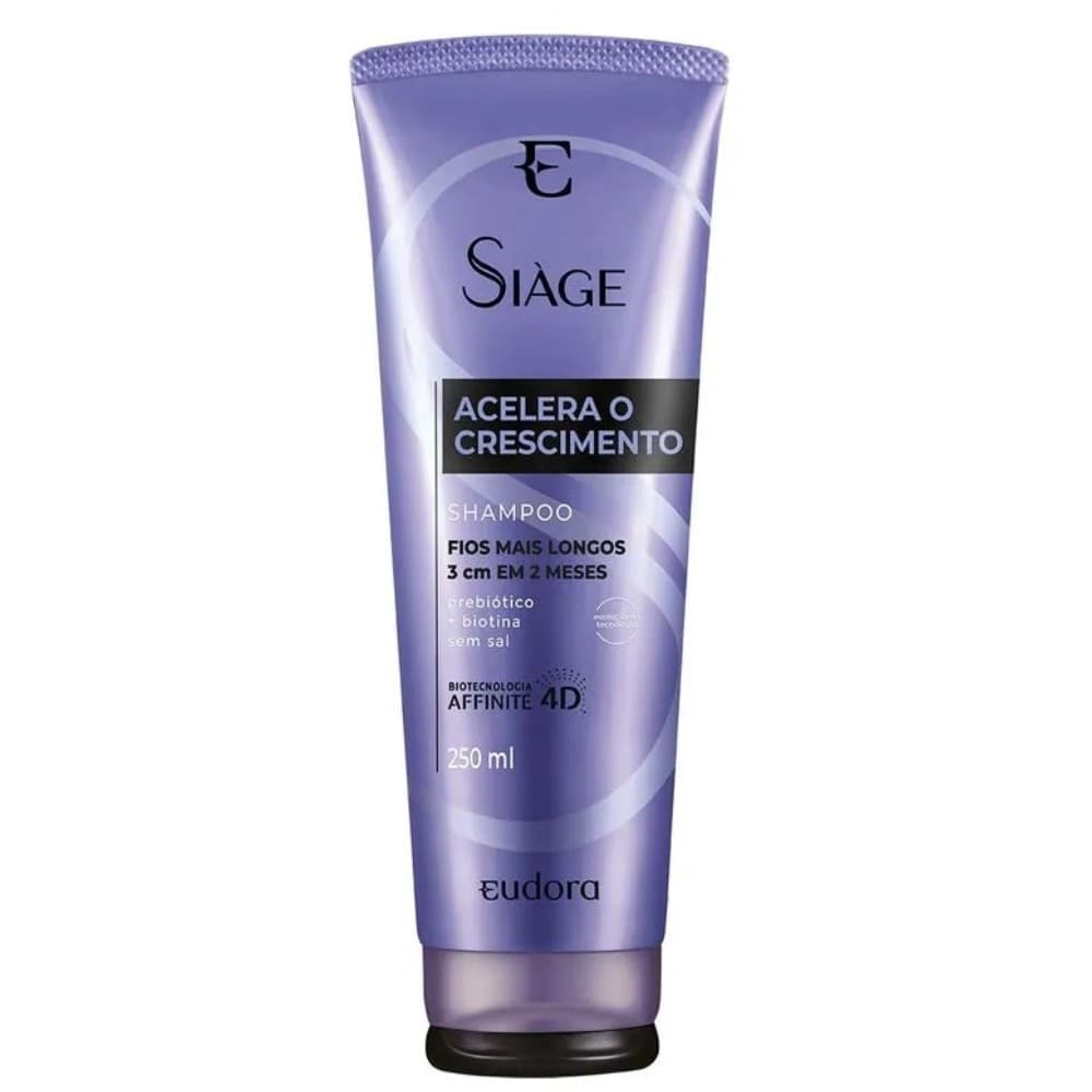 Siage Shampoo Eudora Acelera O Crescimento 250ML