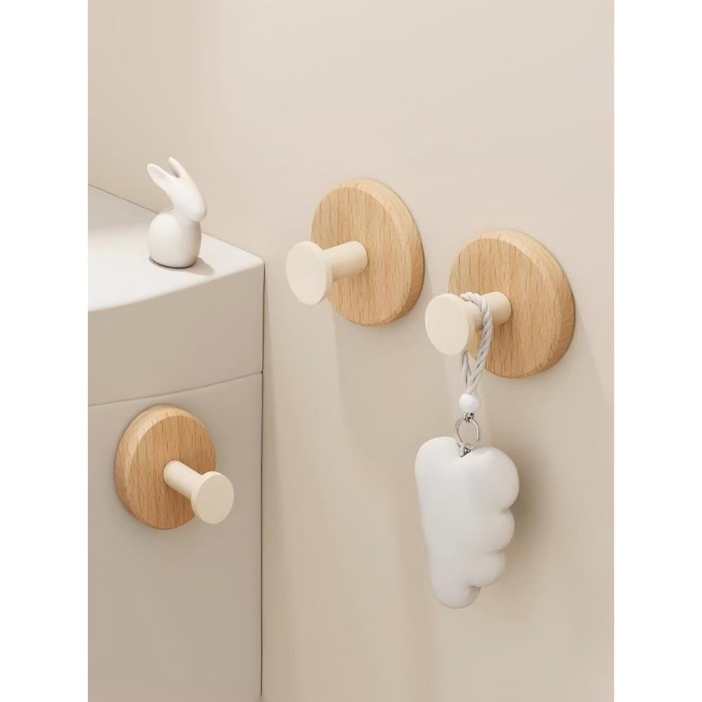 Gancho estilo creme forte gancho pegajoso sem perfuração atrás da porta cabide de parede pendurado toalha casaco chapéu