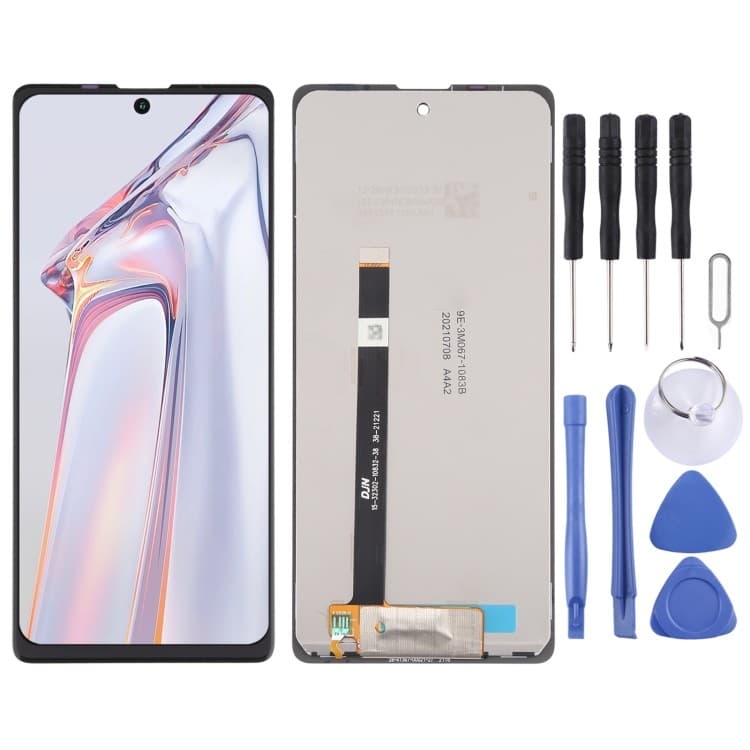 Envio No Mesmo Dia Tela LCD E Conjunto Completo De Digitalizador Para Blackview A100 (Preto)