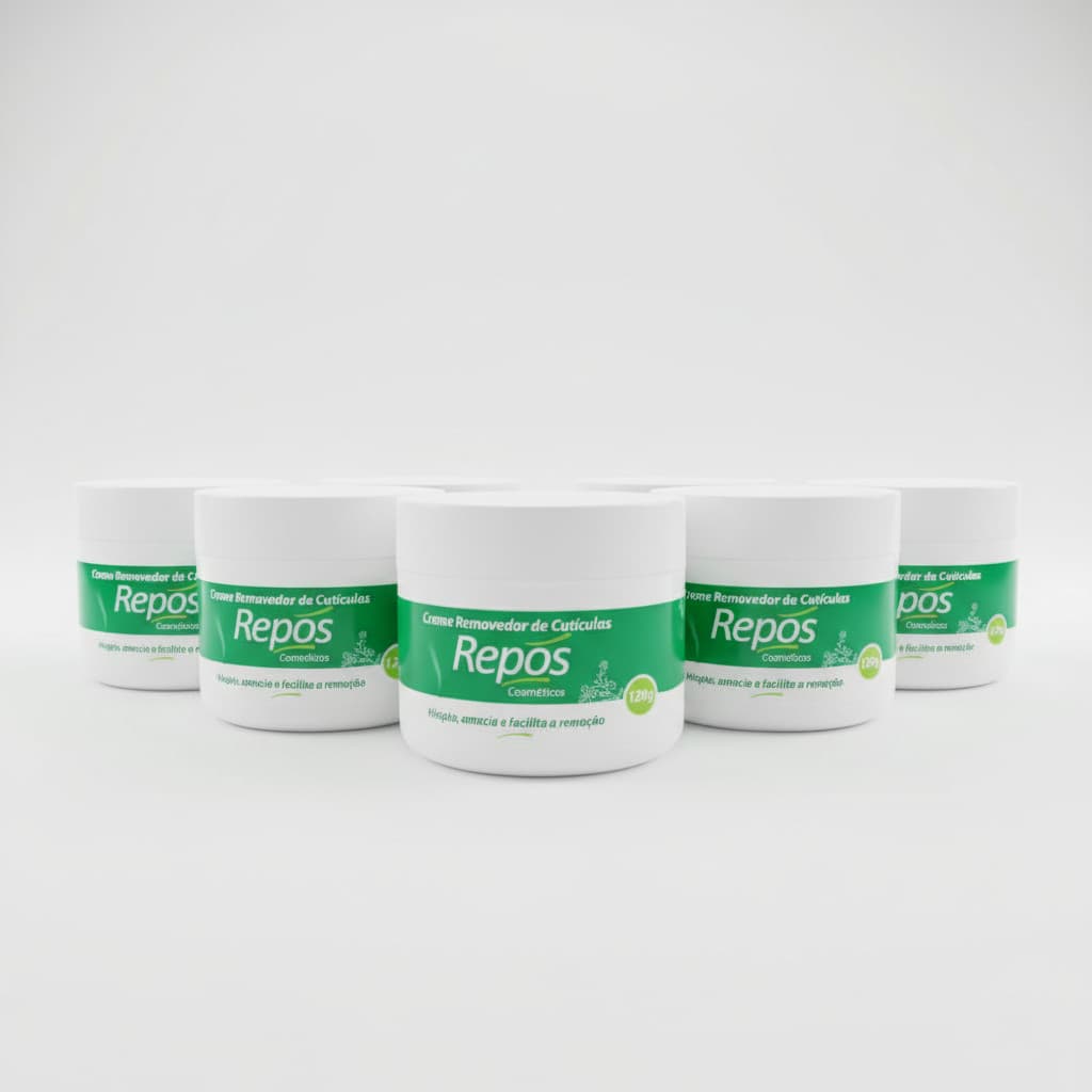 Removedor de Cutículas Repos Creme 120g – Amolecedor Rápido e Hidratante Profissional