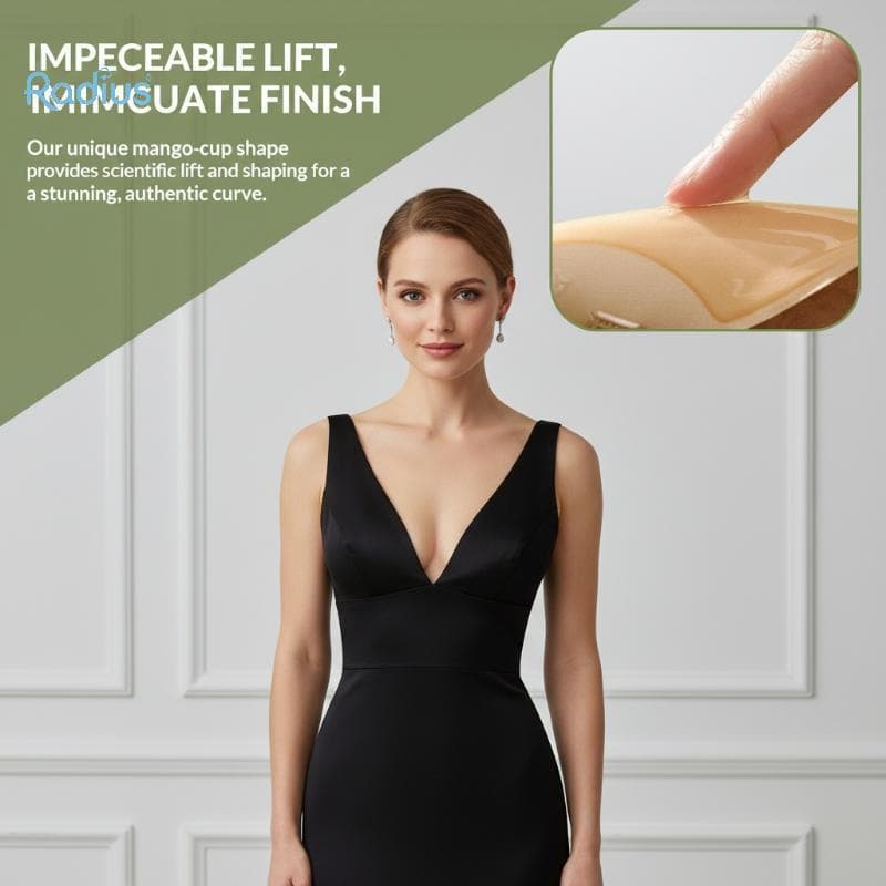 Sutiã Hipoalergênico Raio Para Mulheres , Copo De Manga Invisível De Duas Cores Perfeito Moda Sem Costura Nova