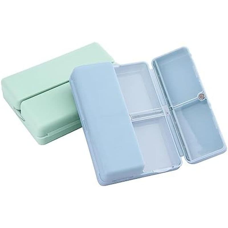 Xiaokeis 2 Peças Organizador De Comprimidos , De Viagem , Farmácia De Bolso Com Design De 7 Compartimentos , Dispensador