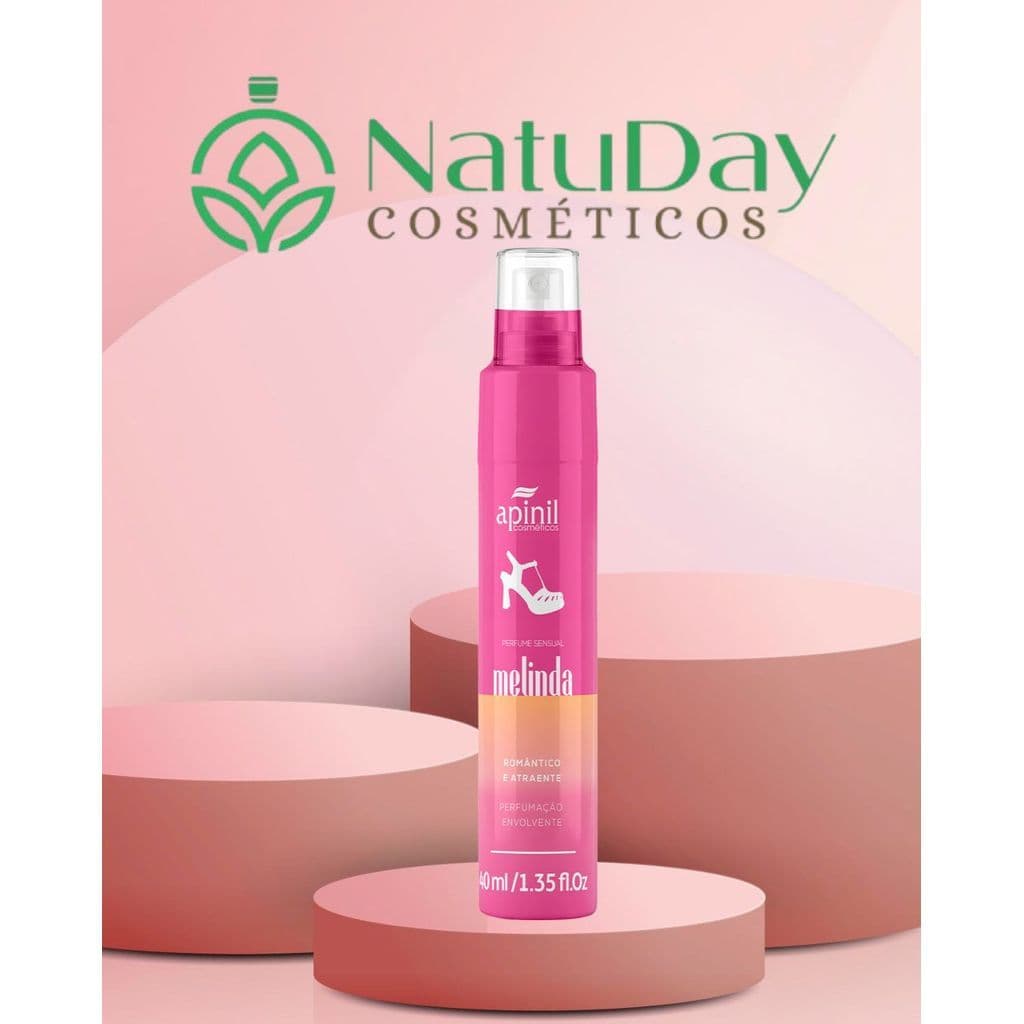 Perfumes Spray Perfumado Melinda 40ml Evita Mau Odor Apinil