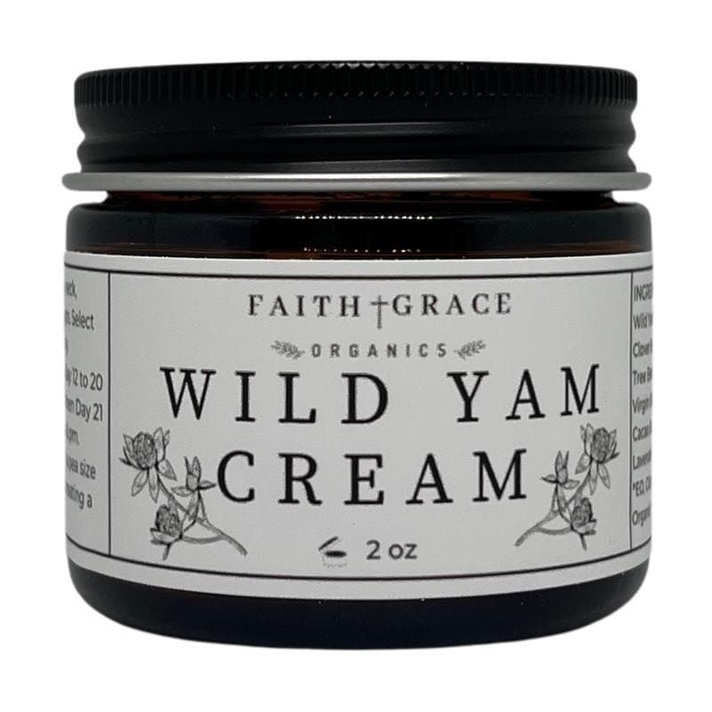 Creme de Inhame Selvagem Orgânico, 100% Natural, Fabricado nos EUA, Cuidados com a Pele, Equilíbrio Hormonal 6ROT WANT