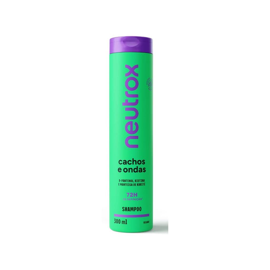 Shampoo Neutrox Cachos e Ondas 300ml D-Pantenol Biotina Manteiga de Karité 72h Definição