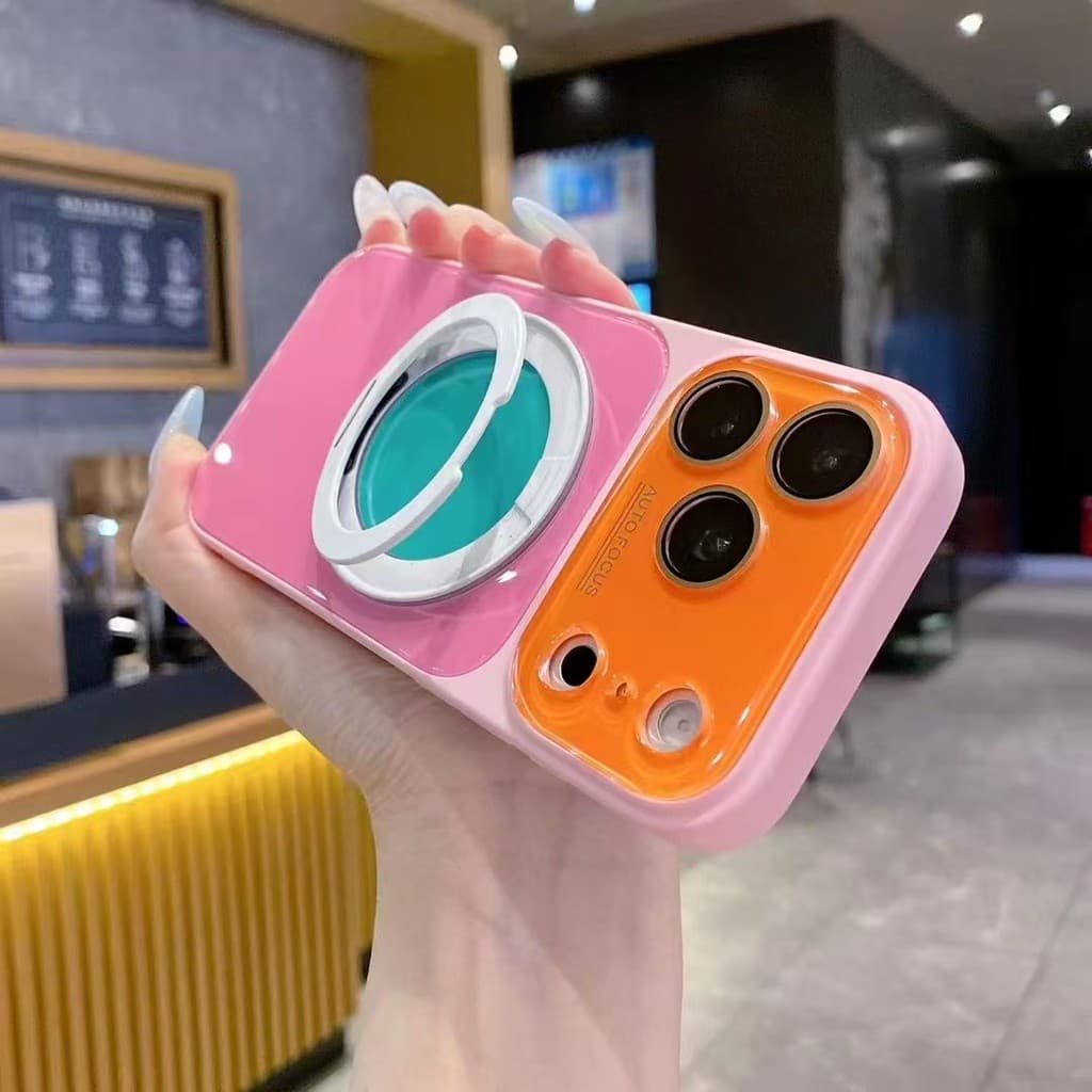 Novo 360 ° Capa De Telefone Com Suporte Magnético Giratório Compatível iPhone 18 Pro Max , 17 , À Prova De Choque 16 , 1