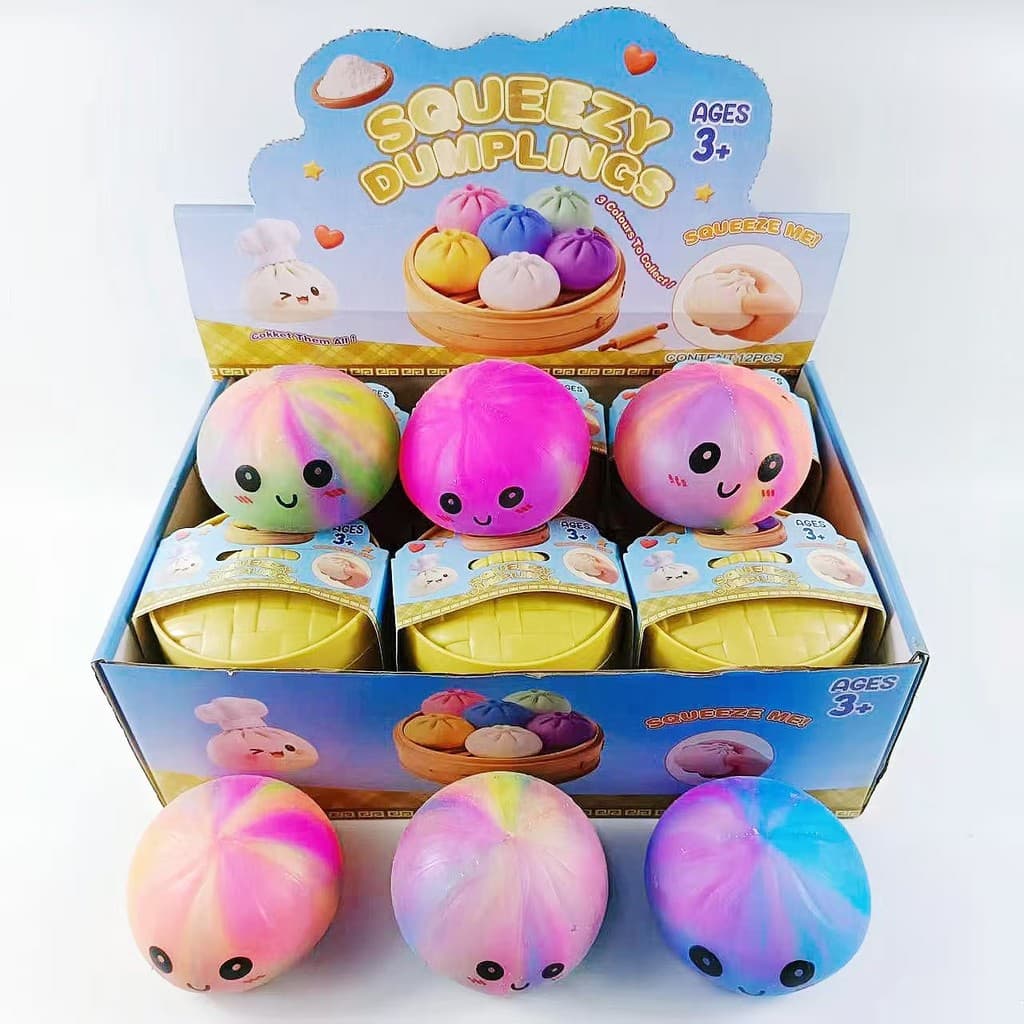 Arco-íris Glitter descompressão simulação pão cozido no vapor pitada música recuperação lenta brinquedo de descompressão