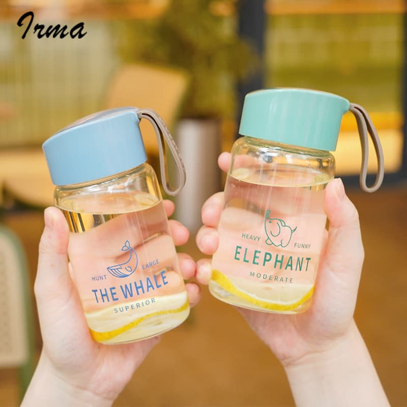 Mini Copo de Vidro para Água, Bonito, Prático, Resistente ao Calor, Simples e Portátil, Transparente