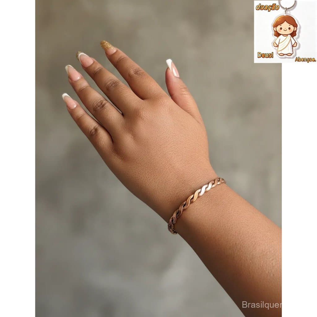 Pulseira de Cobre Trança Vital