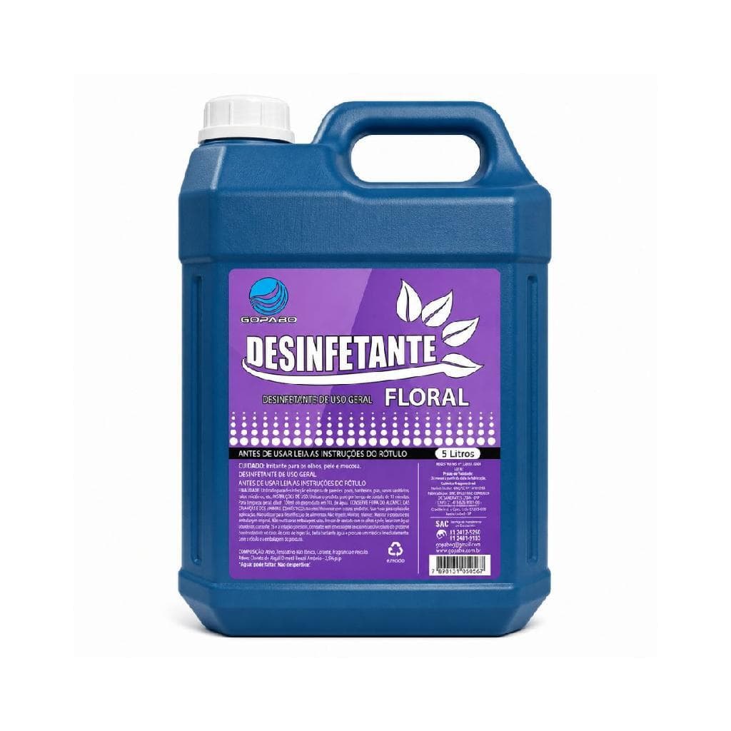 Desinfetante Uso Geral Floral Gopabo 5L