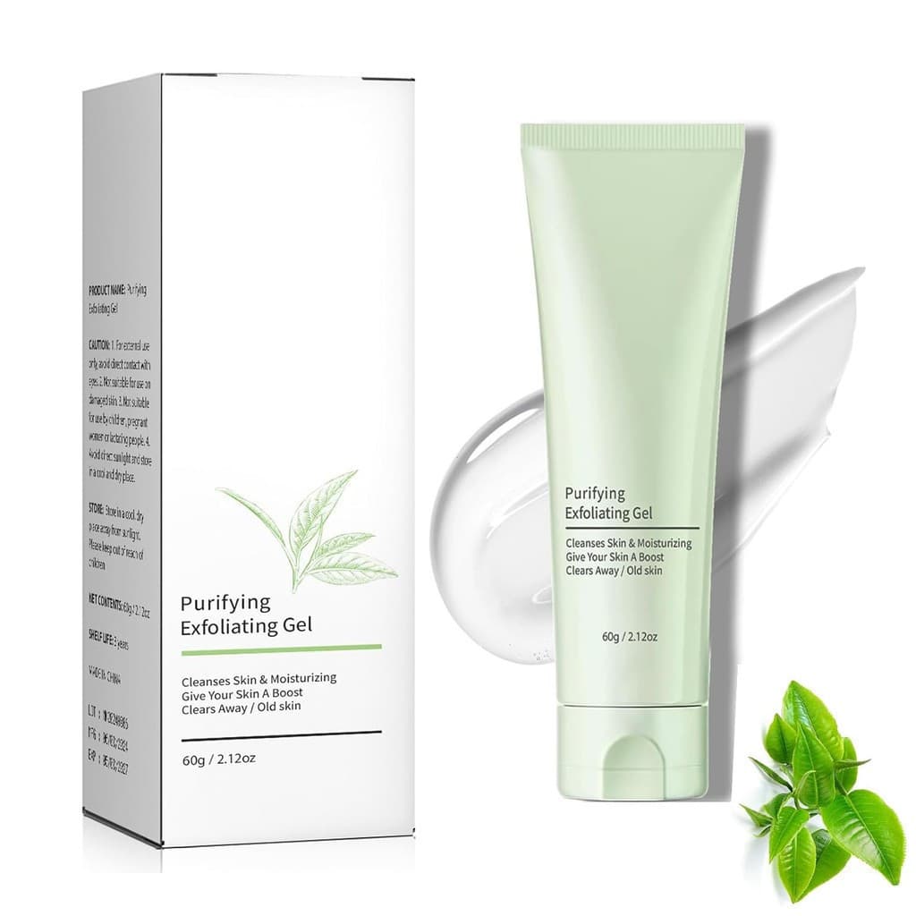 Compre dois e ganhe um grátis: Gel Esfoliante Purificante, Esfoliante em Gel para Limpeza Profunda do Rosto e Corpo para