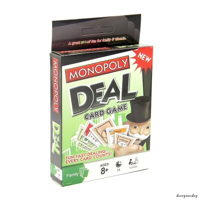 Jogo De Cartas Monopoly Deal-Tabuleiro Familiar Para Noite Divertida