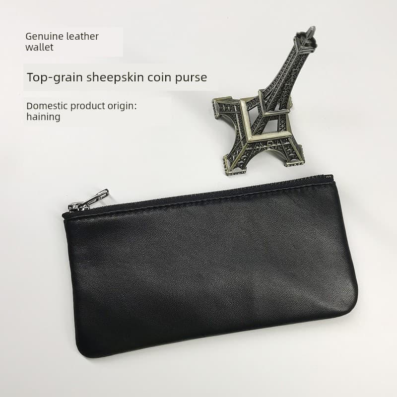 dompet lelaki kulit original dompet beg dompet lelaki Haining masculino feminino couro genuíno longo zíper carteira de p