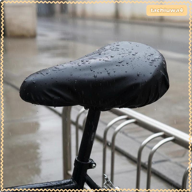 [Tachiuwa3] Capa Universal Para Assento De Bicicleta À Prova D'água Protetor De Selim De PVC Acessório Elástico Passeios