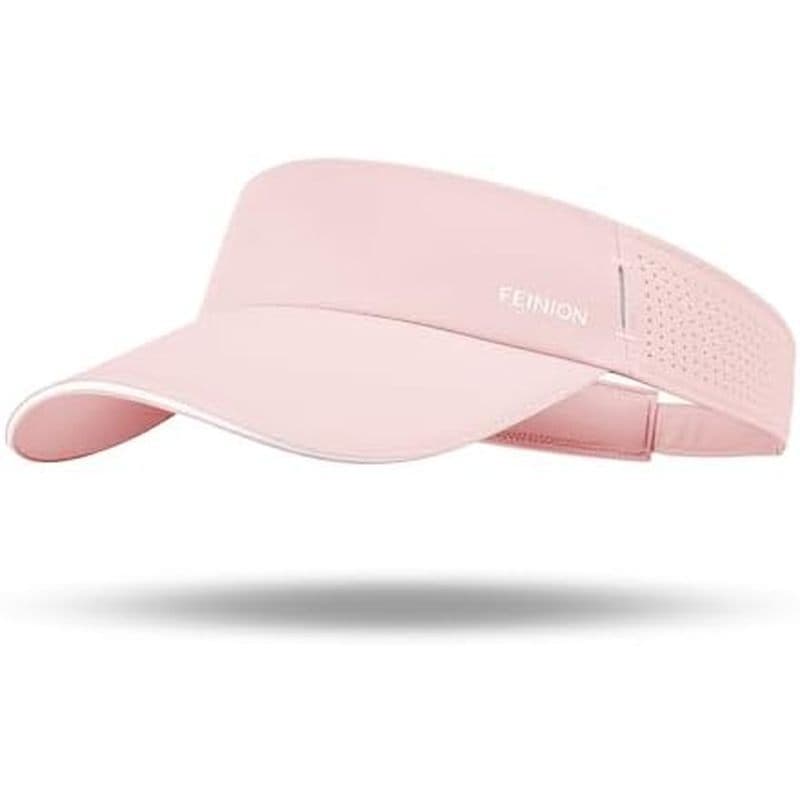 FEINION Feminino Leve Resfriamento Esportes Viseira De Sol Meninas Ajustável Elástico Óculos Slots Viseiras Chapéu Para