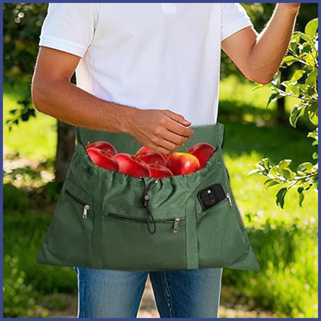 Avental De Jardinagem À Prova D'água , Bolsa De Armazenamento Com Bolsos , Jardim Para Mulheres , Berry puiadmbr