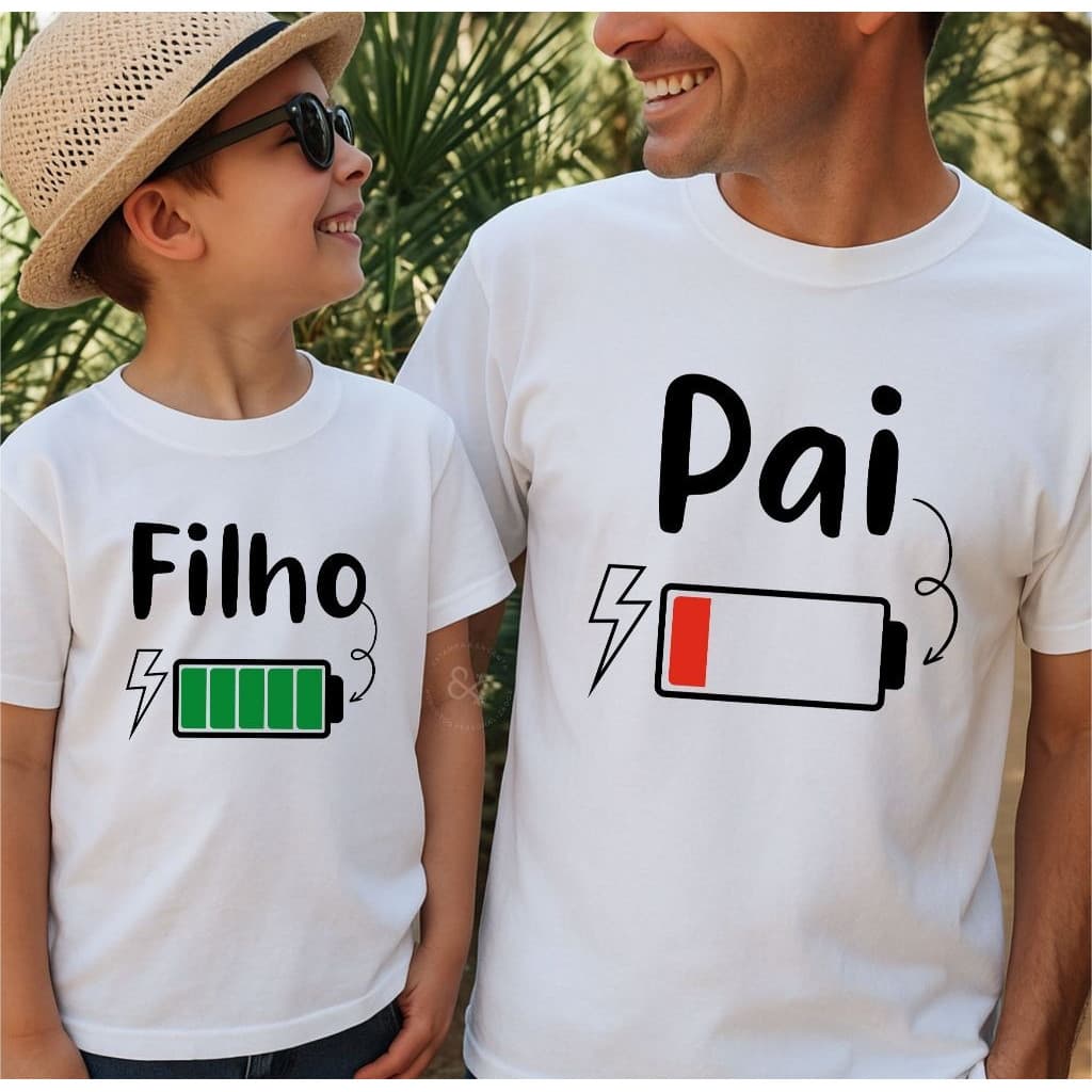 Kit Camisas Pai e Filho Bateria  Camiseta Preta Presente Dia dos Pais Kit para ensaio pai e filho