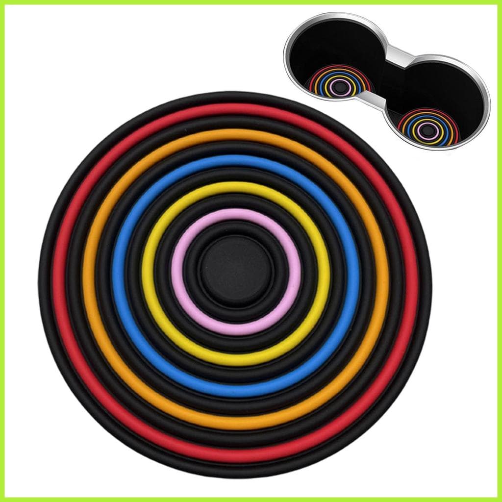 Porta-Copos Do Carro Universal Suporte De Copo Inserção Silicone Bebida Esteira Coasters Antiderrapante Absorvente Laváv