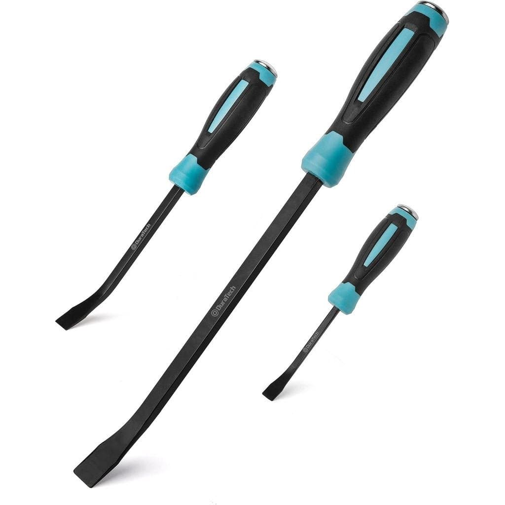 Conjunto de 3 Alavancas DURATECH, 8", 12" e 18", com Cabeça de Martelo |   Acabamento em Óxido Preto, Resistência à Corr