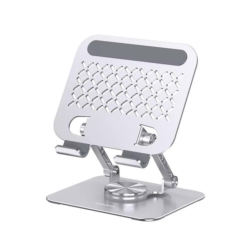 Suporte de Mesa Rotativo Universal em Liga de Alumínio para tablet e notebook