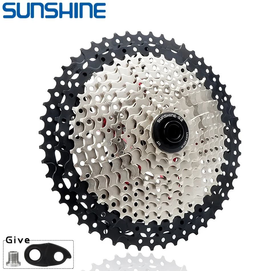 SUNSHINE Cassete De Bicicleta 8/9/10/11/12 Velocidades Roda Livre HG Estrutura Dentada 32/36T/40T/42T/46T/50T/52T Volant