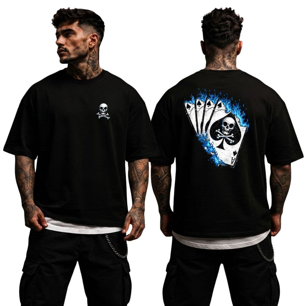 Camiseta Camisa Oversized Estampa Cartas Top arnold para Academia Musculação Streetwear 100% Algodão premium gola grossa