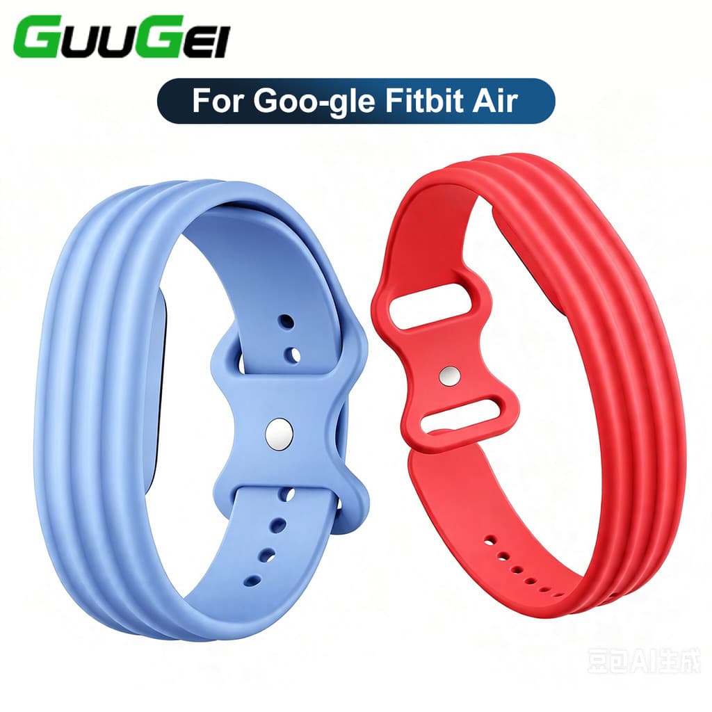 Guugei Sport Strap Se Encaixa Em Pulseira De Silicone Macia E Respirável Substituição Para Google Fitbit Air