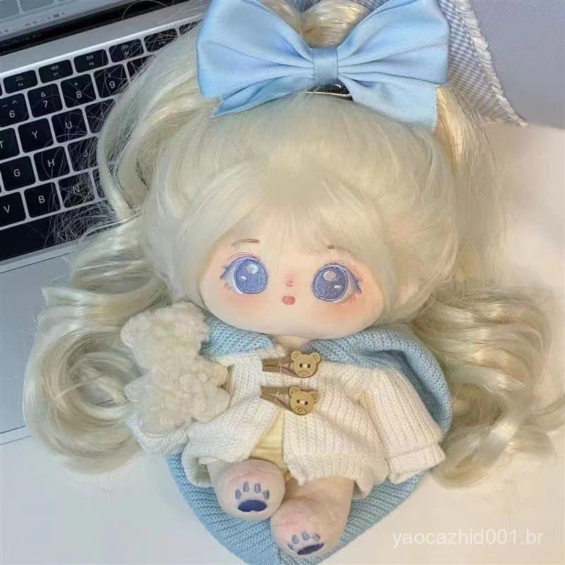 Boneca de Algodão de 20cm Sem Neve Sem Atributo Boneca de Vestir Brinquedo Presente de Aniversário para Amigos