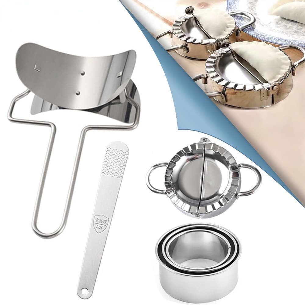 Cortador de bolinho italiano, conjunto de fabricação de bolinho de aço inoxidável, corte de massa, faça você mesmo, Boli