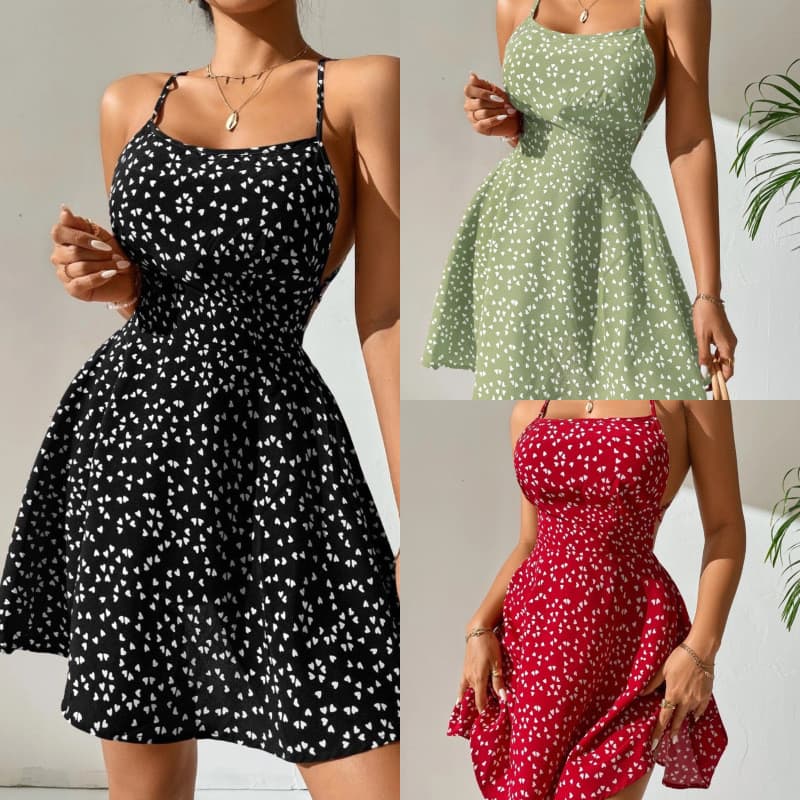 Vestido curto com amarração frente única, vestido quente para menina