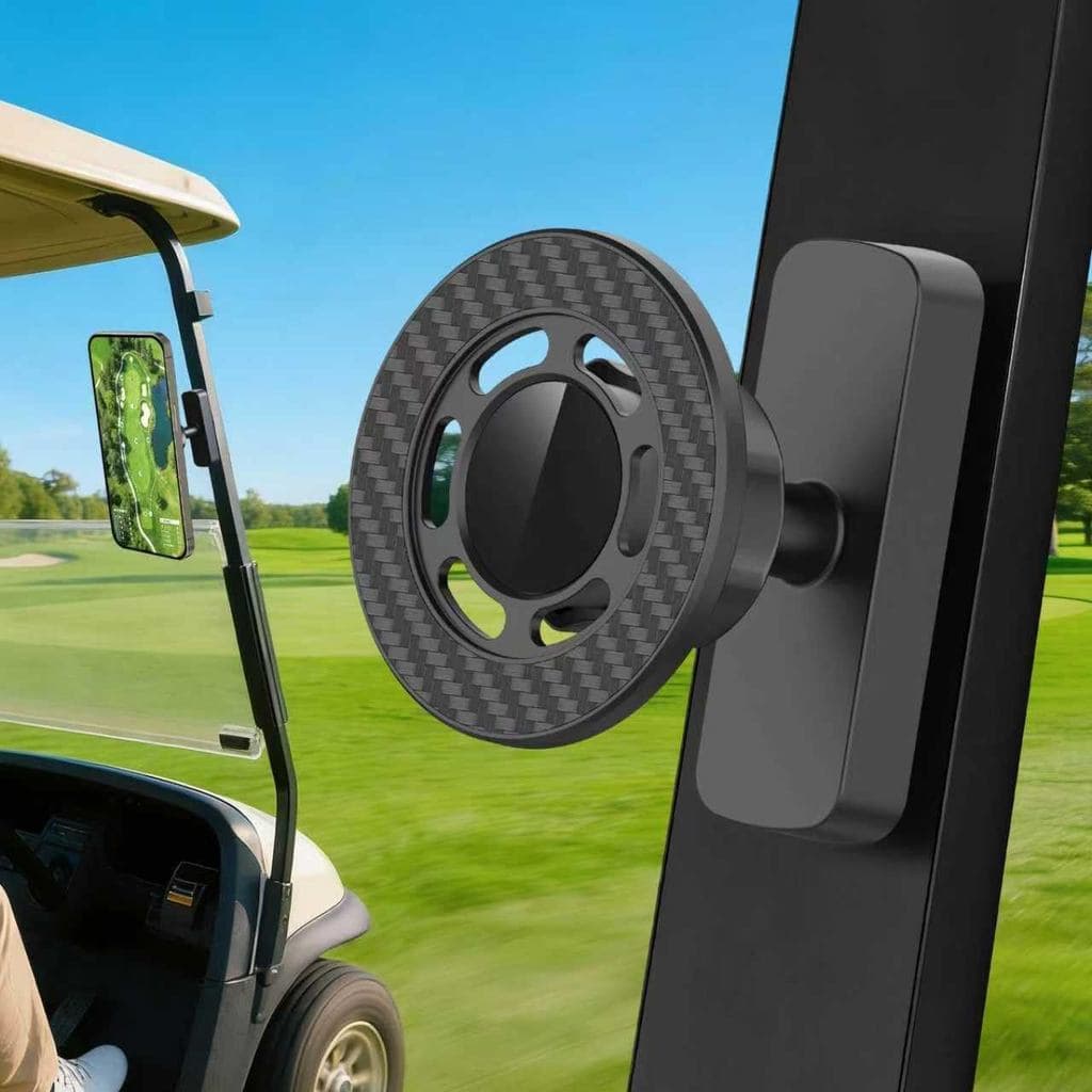 Suporte Magnético para Telefone de Carrinho de Golfe para iPhone 12–17 e Smartphones MagSafe, Suporte para Telefone de C