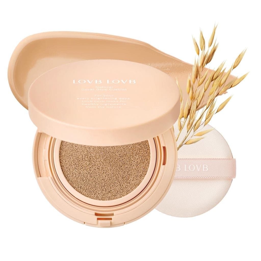 Base de Maquiagem Natural Cover Glow Cushion |   Acabamento Satinado Radiante |   Base de Maquiagem Coreana |   Cobertur