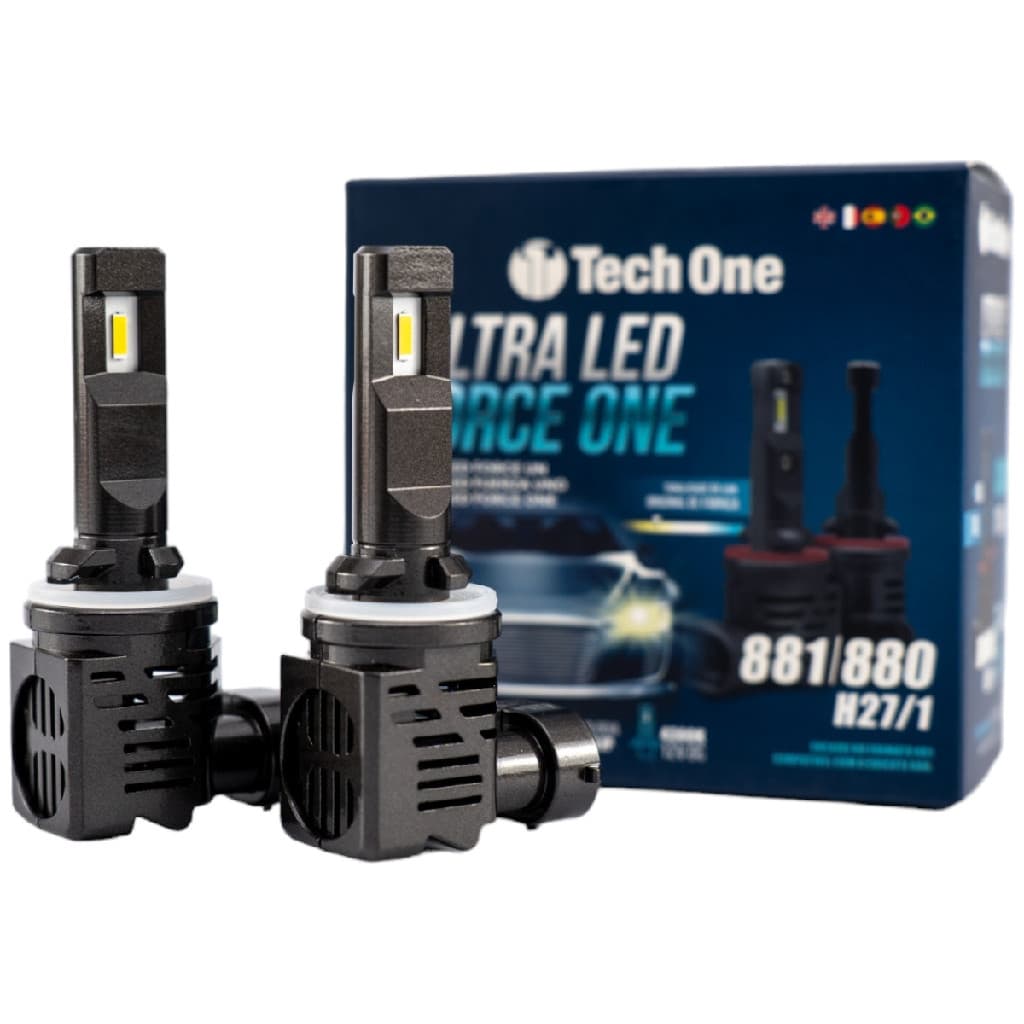 Lampada Automotiva Ultra LED 880/881 Force One 12v Pgj13 6000k T1